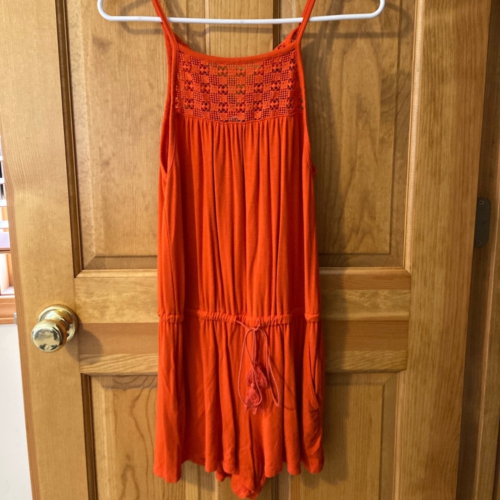Orange Romper